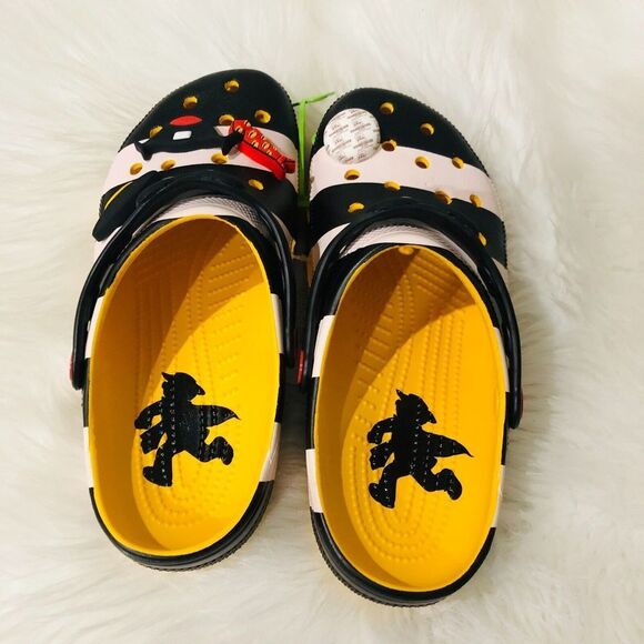 Crocs X McDonald’s Hamburglar Classic‎ Clog Black White Size 8 - Picture 6 of 9